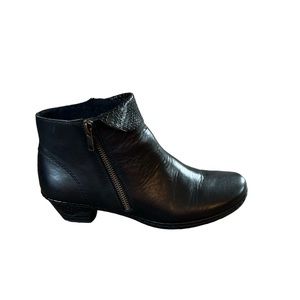 Rieker Women’s Black Ankle‎ Booties Size 38 (US 7) Boots